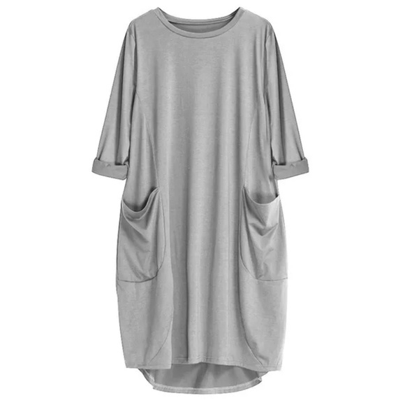Loose Fitting Dark & Light Gray Over Sized Harem - Picture 6 of 6